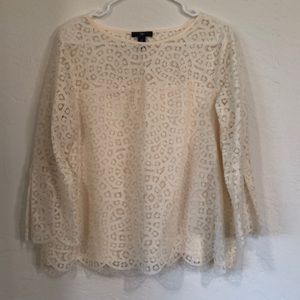 Gap lace blouse